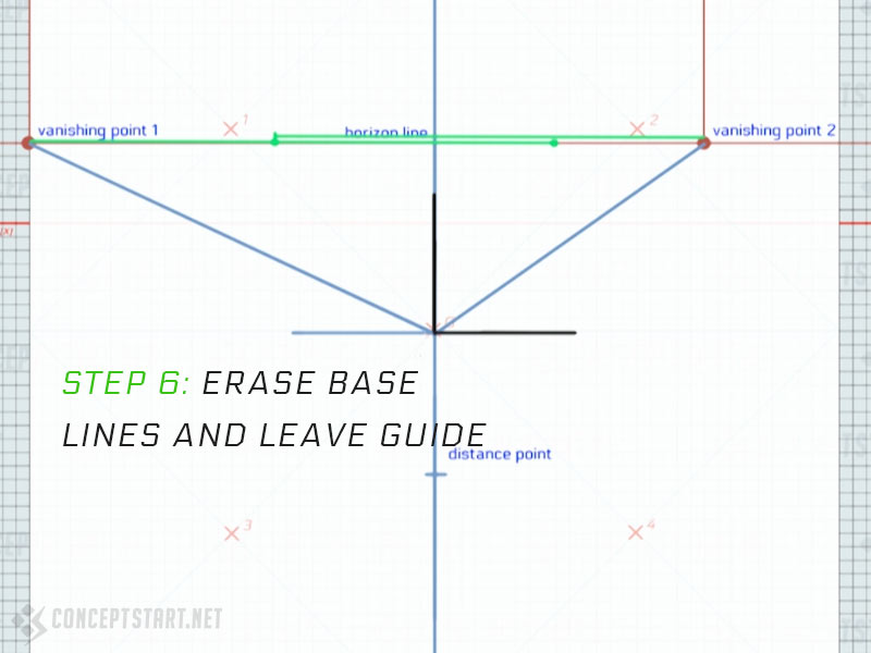 Step 6-3: Erase Base Lines